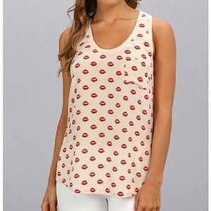 Joie Silk Lips Tank